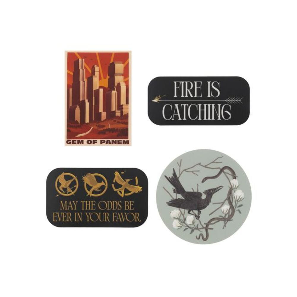 The Hunger Games: Assorted Stickers - Sticker Set of 4 -- Out of Print